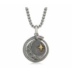 Celestial Ouroboros | Sun Moon Stars  925 Silver Pendant